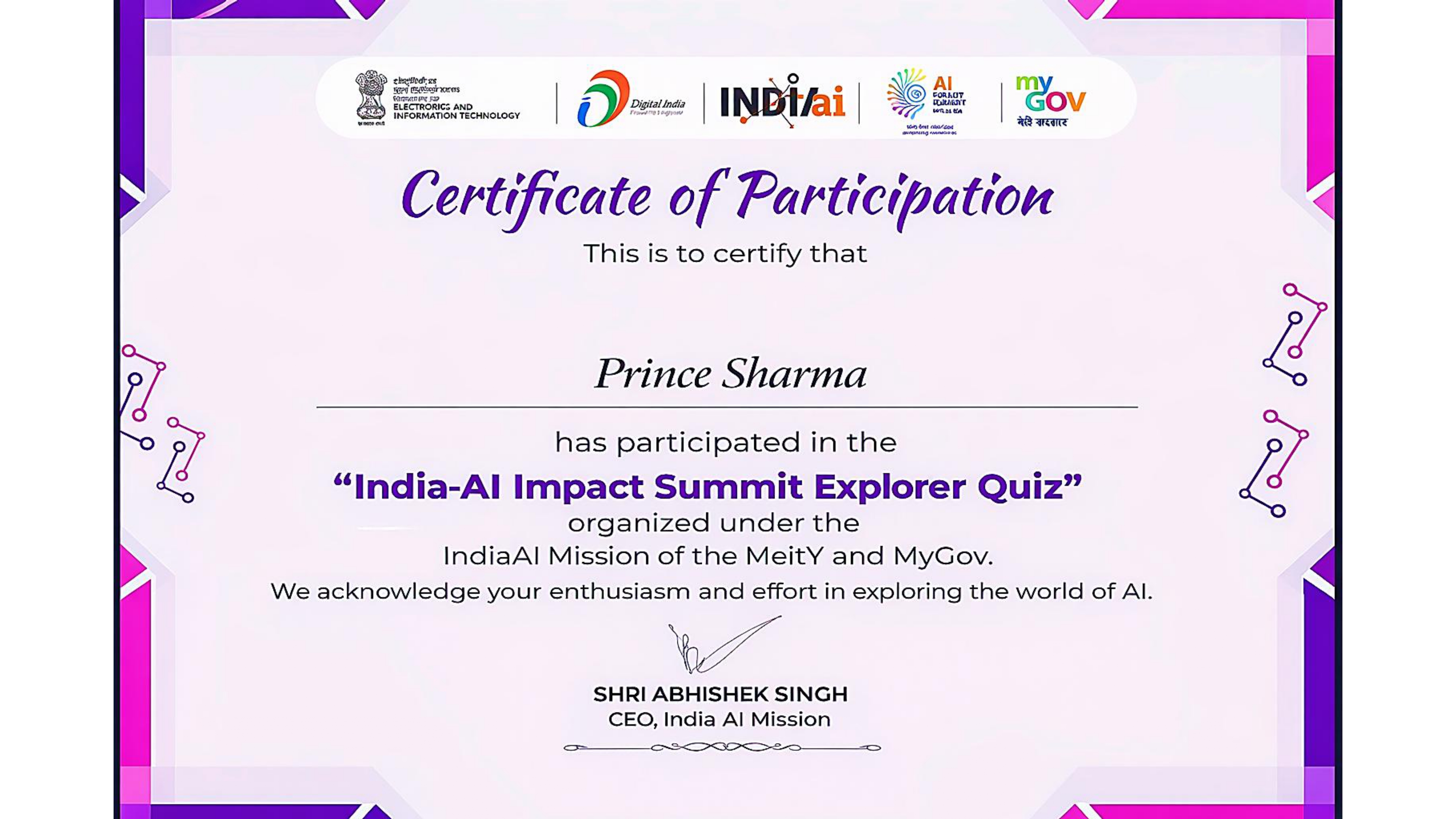 Certificate 5